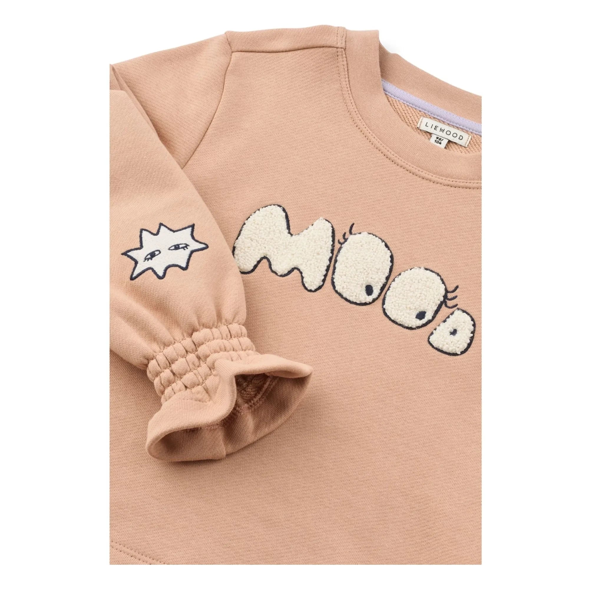 Liewood - Ivey Mood organik pamuk sweatshirt | Pembe