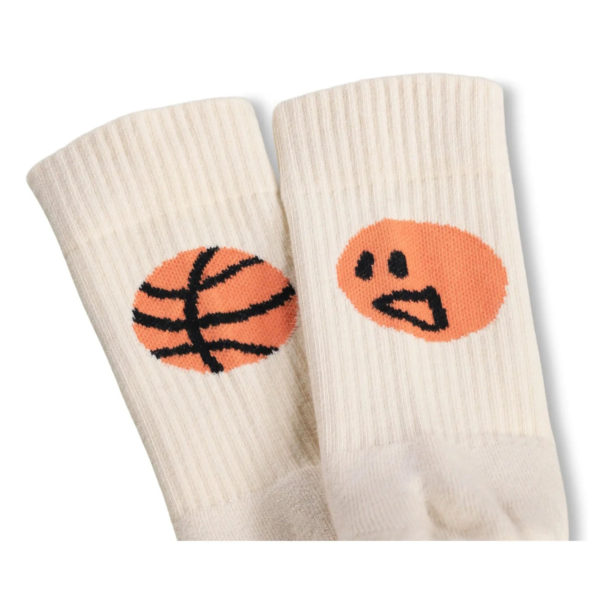 Molo – 2er-Set Socken mit springenden Norman-Bällen | Ecru