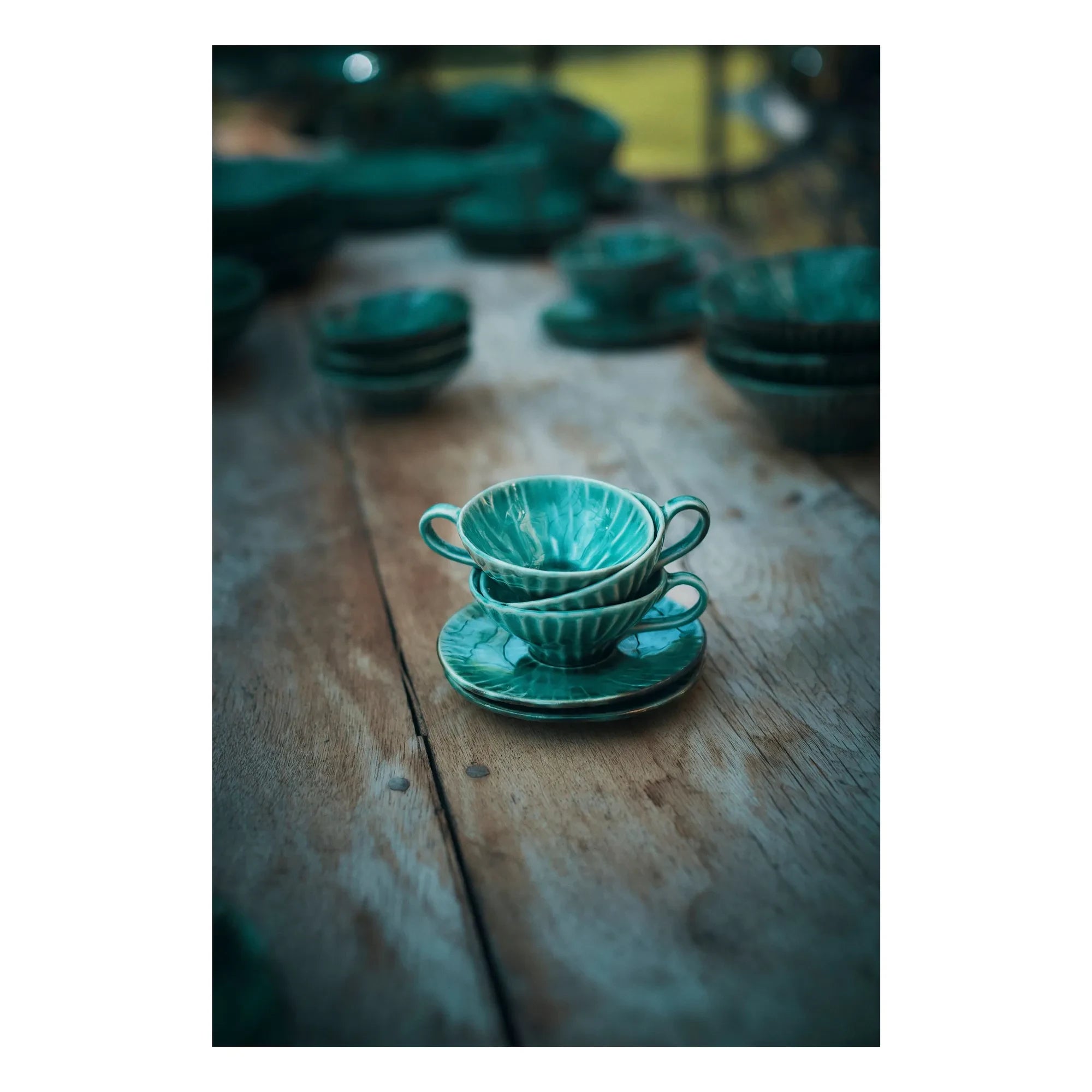 Serax - Verde Lanza tabaklar, Pascale Naessens - 2'li Set | Yeşil