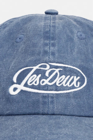 Les Deux denim vizörlü erkek şapka