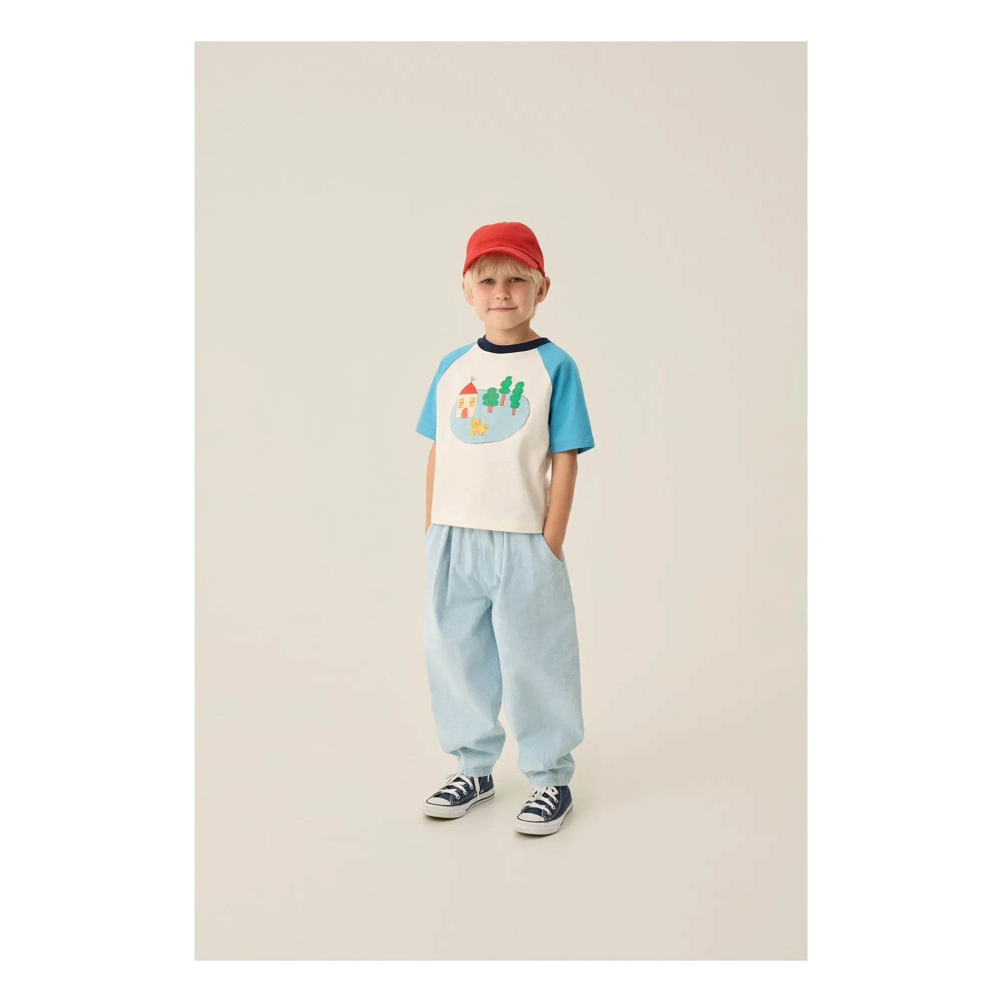 The Campamento - Oversize Village Bio-Baumwoll-T-Shirt | Ecru