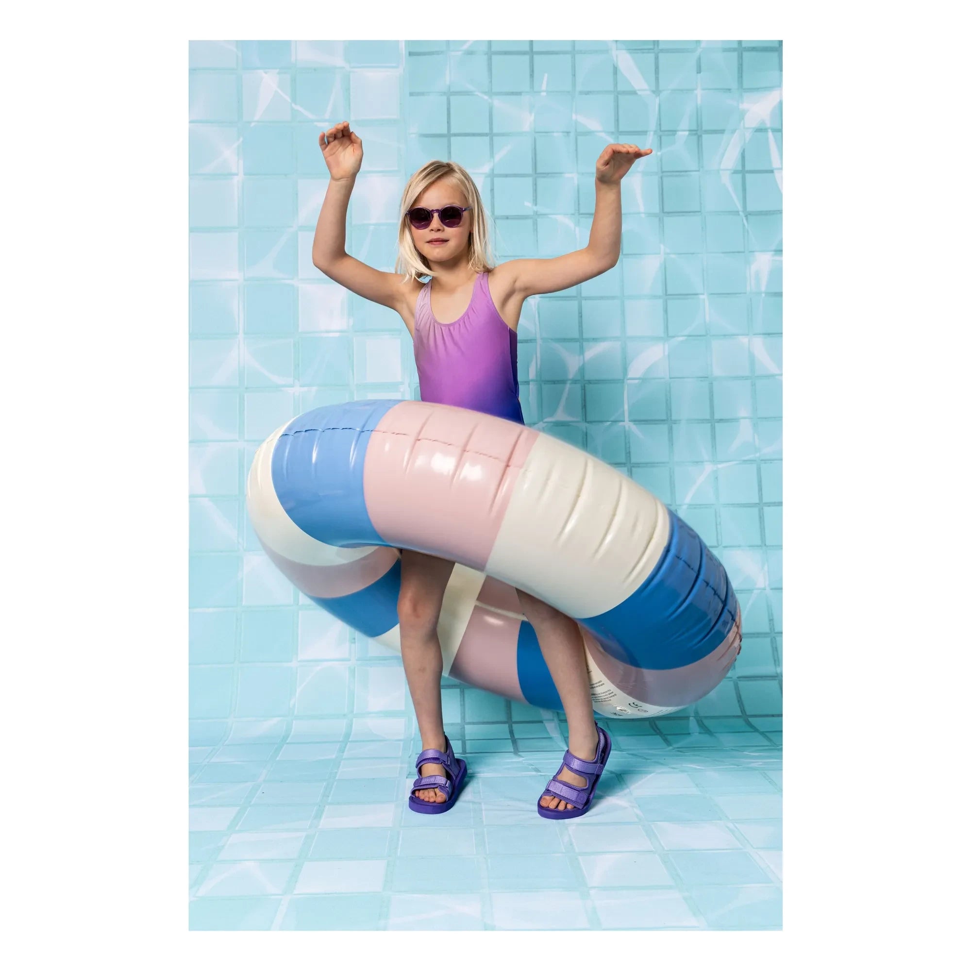 Hundred Pieces – Bay Backswimmer Badehose | Blau Azur