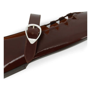 Socque Paris - Ballerina Ginger Vernis | Chocolate