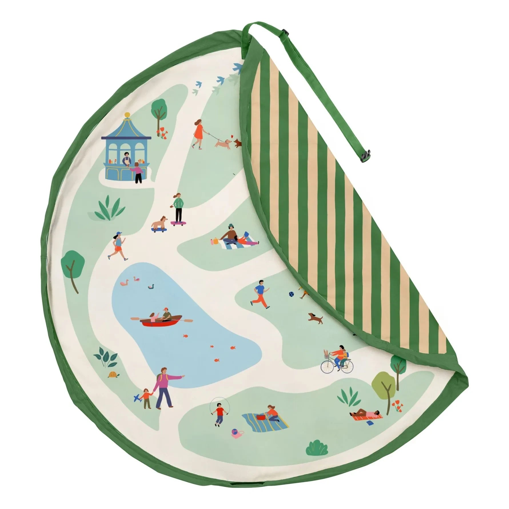 Play and Go - Tasche / Noomad Outdoor-Spielmatte - Park | Grün