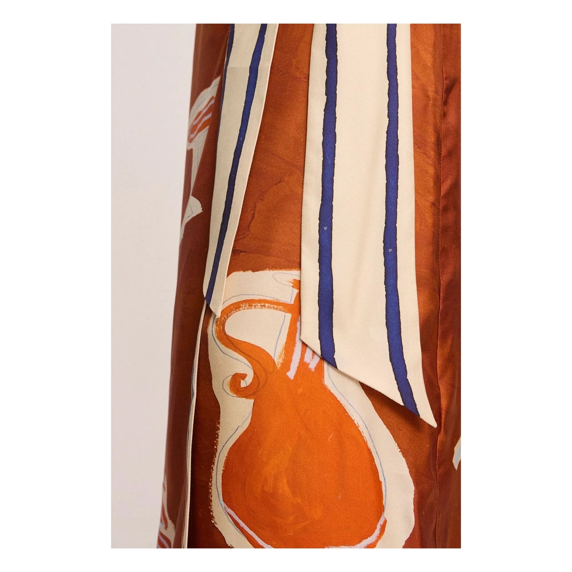 Alémais - Soleil D'Amour Seidenrock | Ziegelrot
