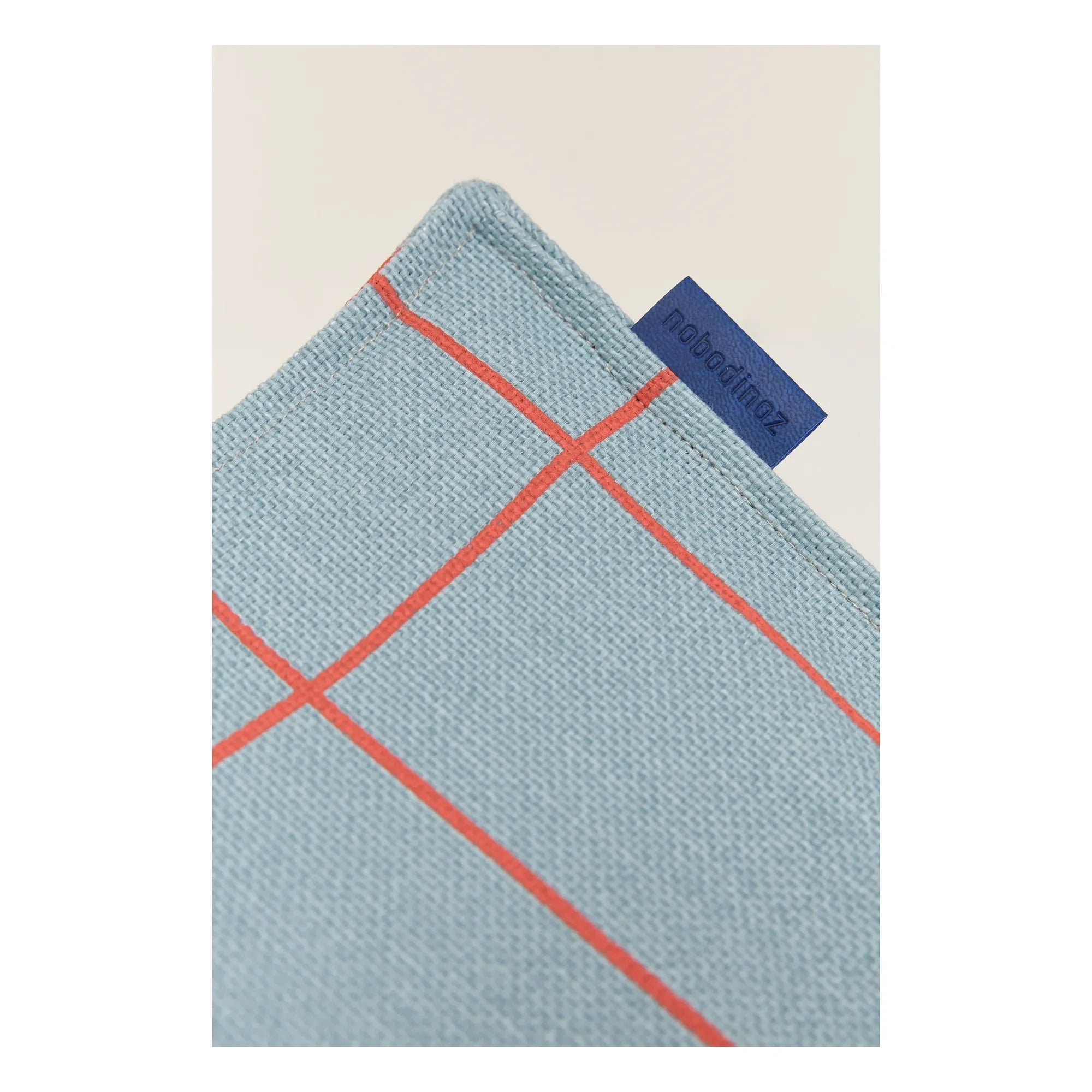 Nobodinoz - Vibes langer Pouf | Blau