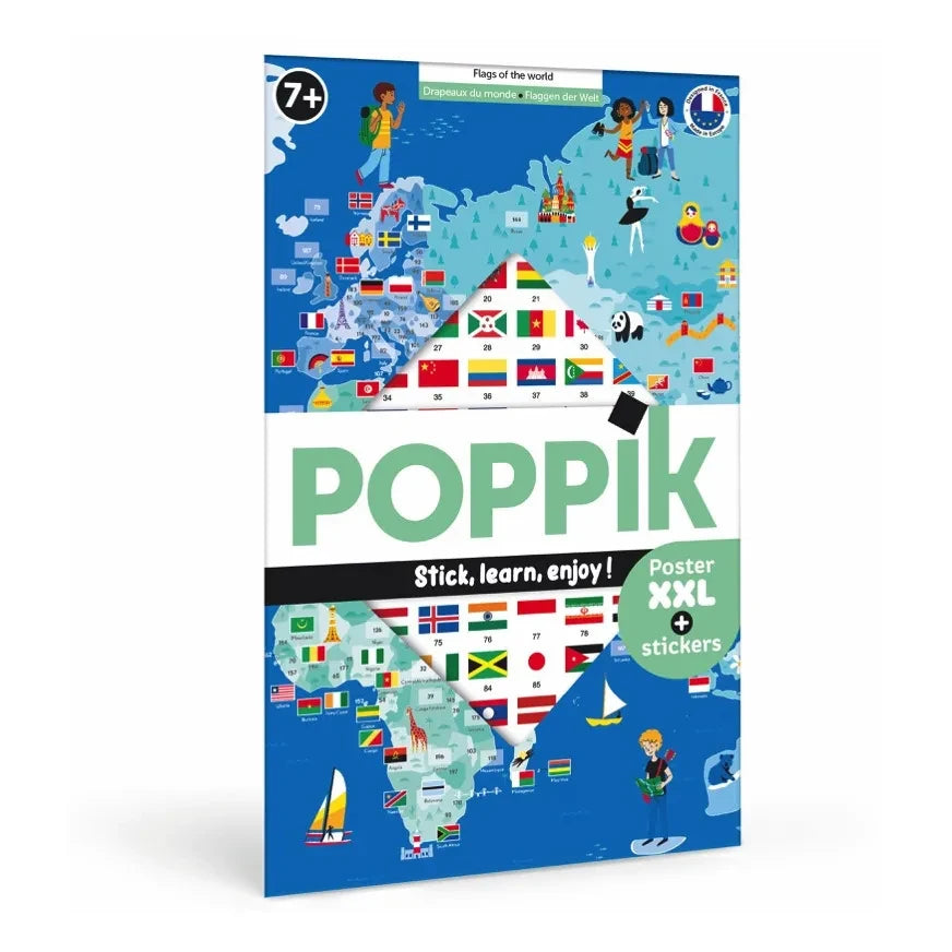 Poppik - Bayrak Posteri + Çıkartmalar