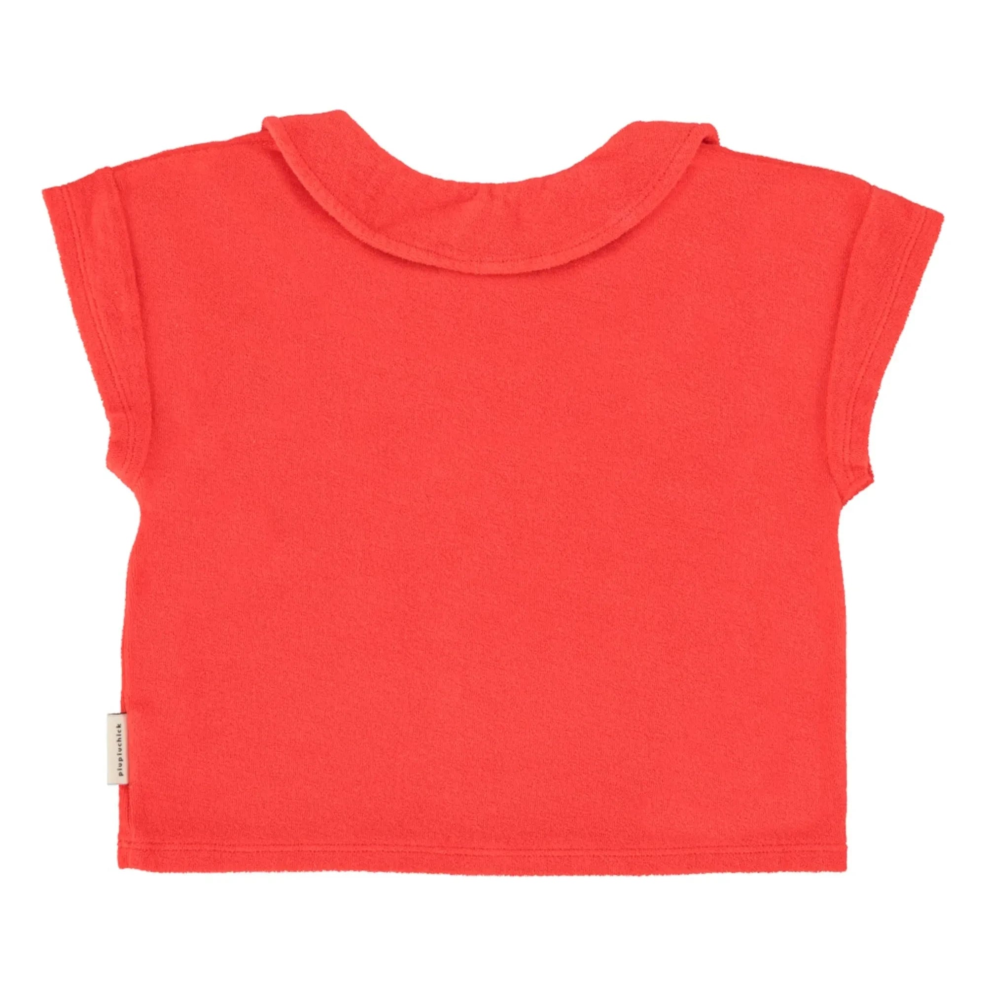 Piupiuchick - Amour Eponge Bio-Baumwoll-T-Shirt | Rot