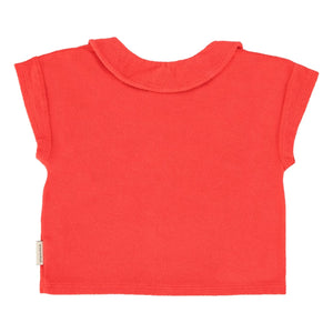 Piupiuchick - Amour Eponge Bio-Baumwoll-T-Shirt | Rot