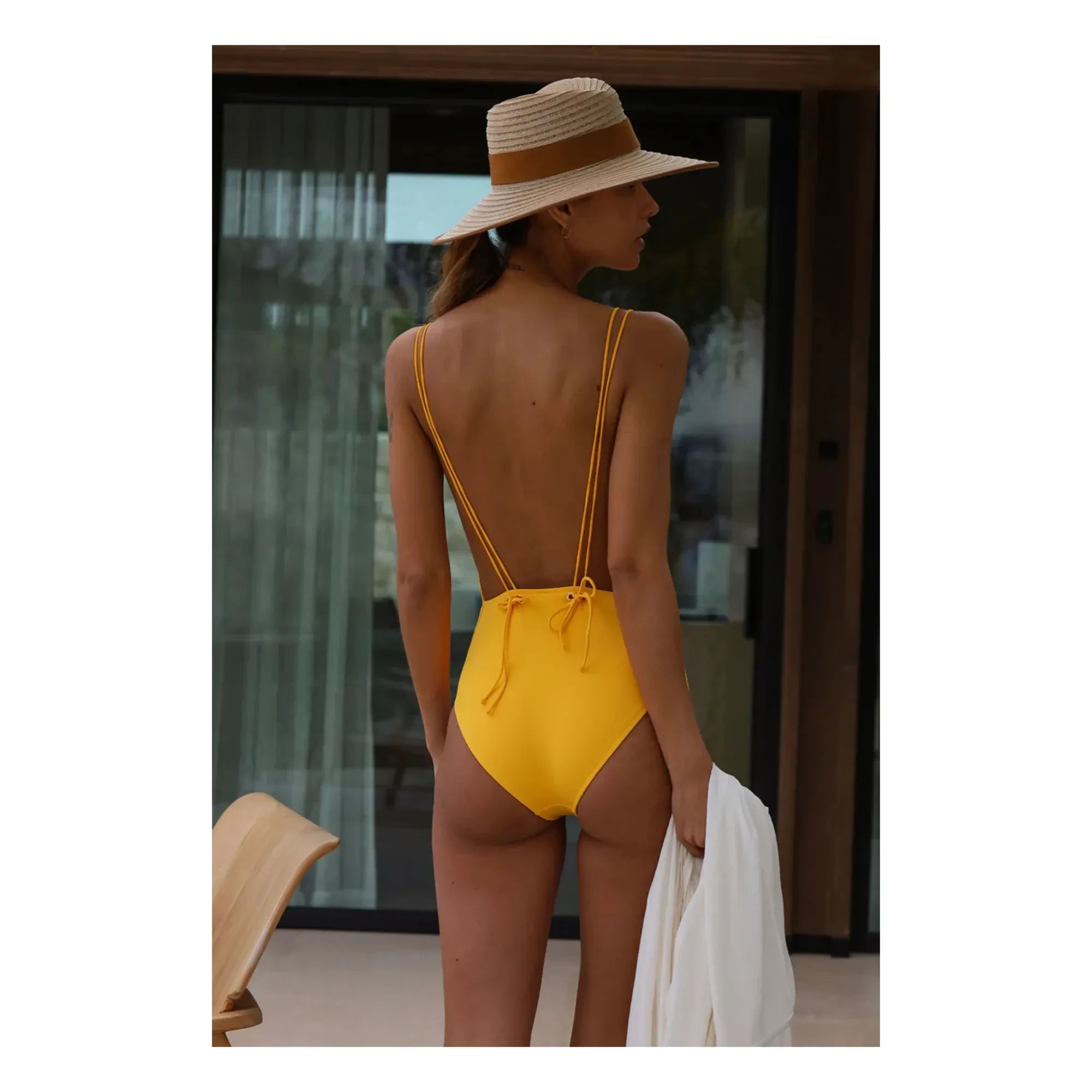 Anja Paris - Le Piccolo One-Piece Swimsuit | Yellow