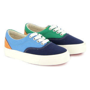 Bonton - Elastic Lace Skate Sneakers | Navy Blue