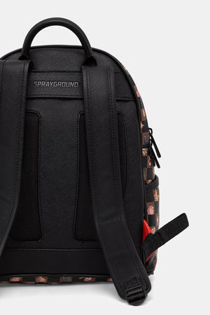 Sprayground - Brown Faux Leather City Backpack 910B8905NSZ