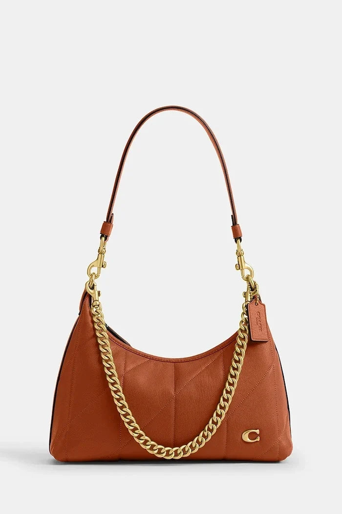 Coach Kadın Deri Crossbody Çanta Soft Quilted Juliet Shoulder Bag 25