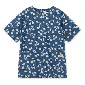 Liewood - Angelica Cerises Denim Elbise | Kot mavisi