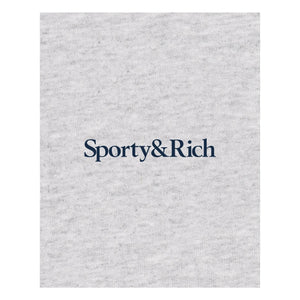 Sporty & Rich - Daha Fazla Su İç Tişört | Gri melanj
