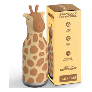 Asobu - Giraffe paslanmaz çelik su şişesi | Turuncu