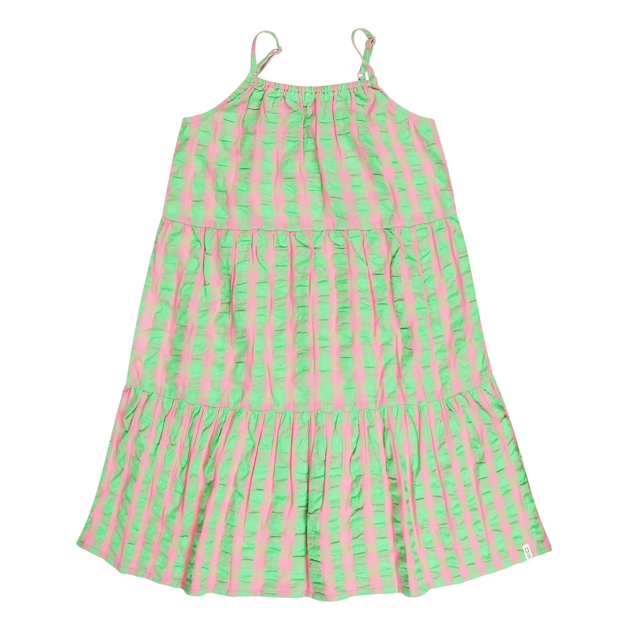 Tumble N'Dry – Kariertes Kleid Olinda | Grün
