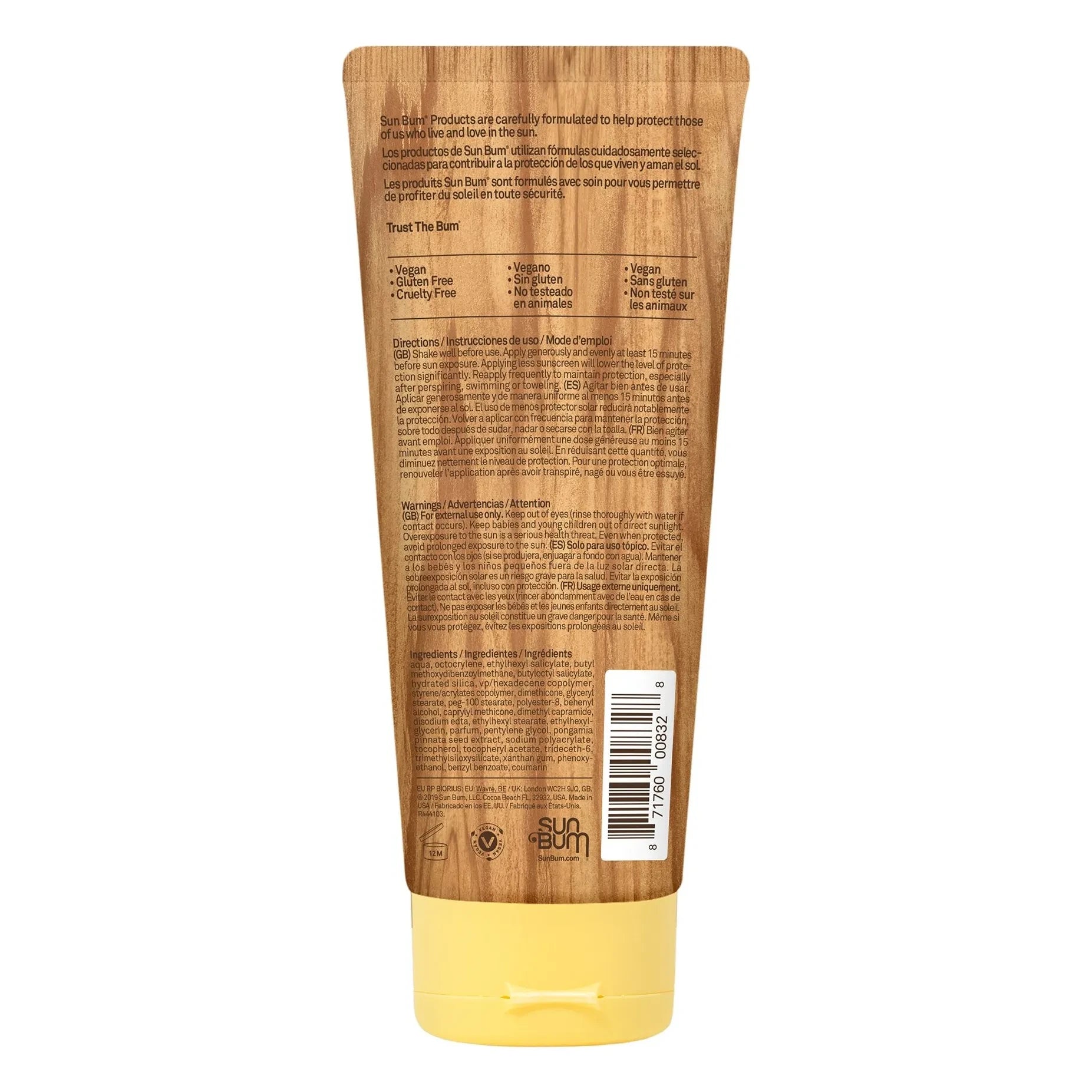Sunbum - Original SPF50 Moisturizing Sunscreen - 88ml