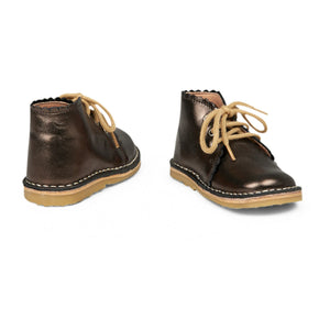 Petit Nord - Taraklı Bağcıklı Botlar | Siyah