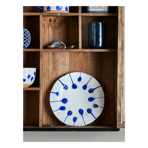 Bloomingville - Linora tatlı tabakları - 3'lü Set | Mavi