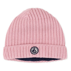 Petit Bateau - Checked Polar Beanie | Pink