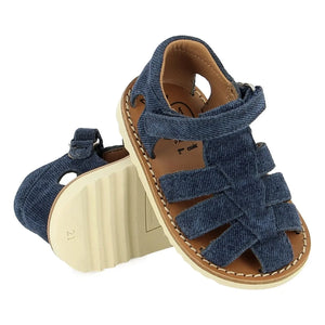 Pom d'Api - Waff Papy Sandalen | Jeansblau