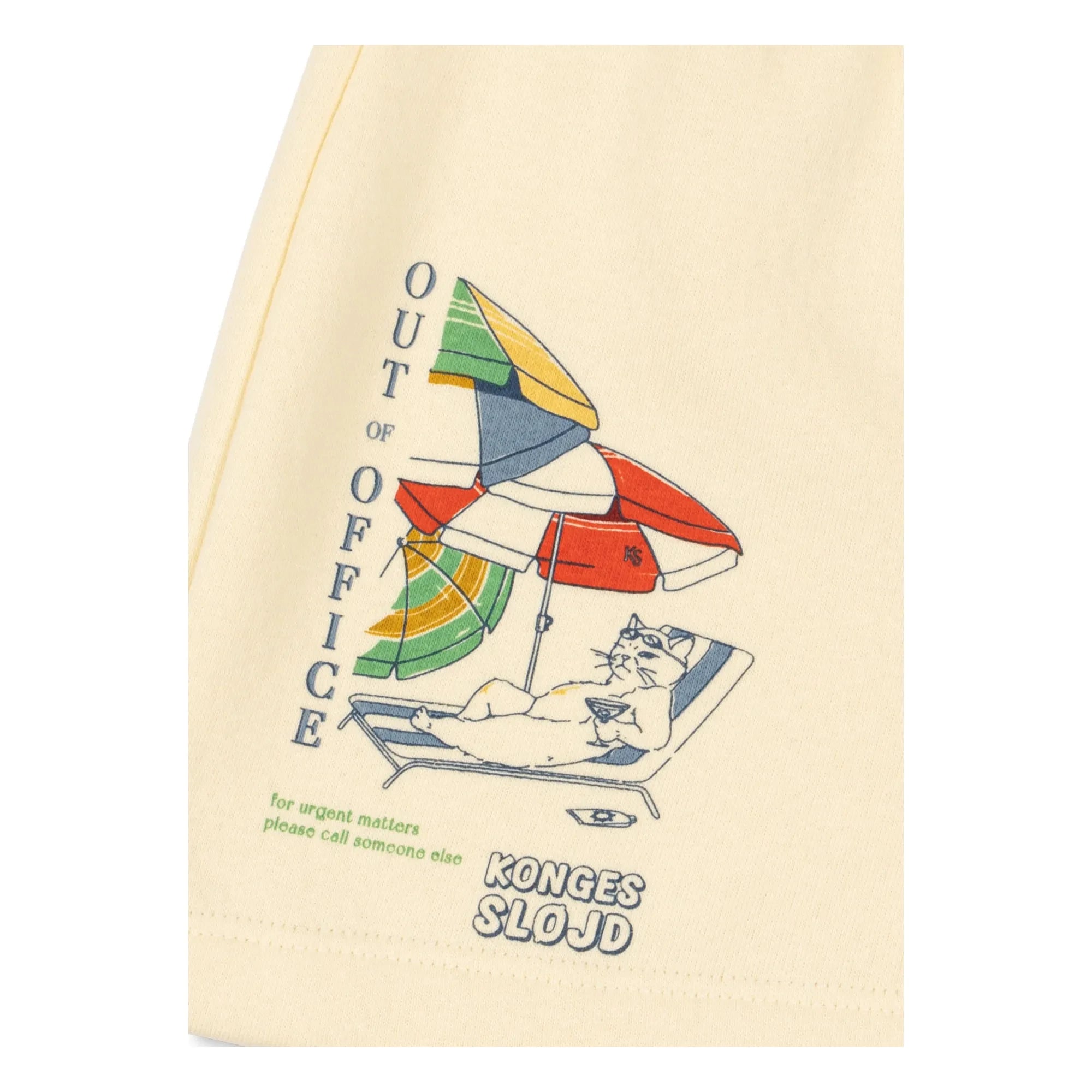 Konges Sløjd - Lou Out Of Office Bio-Baumwollshorts | Blassgelb