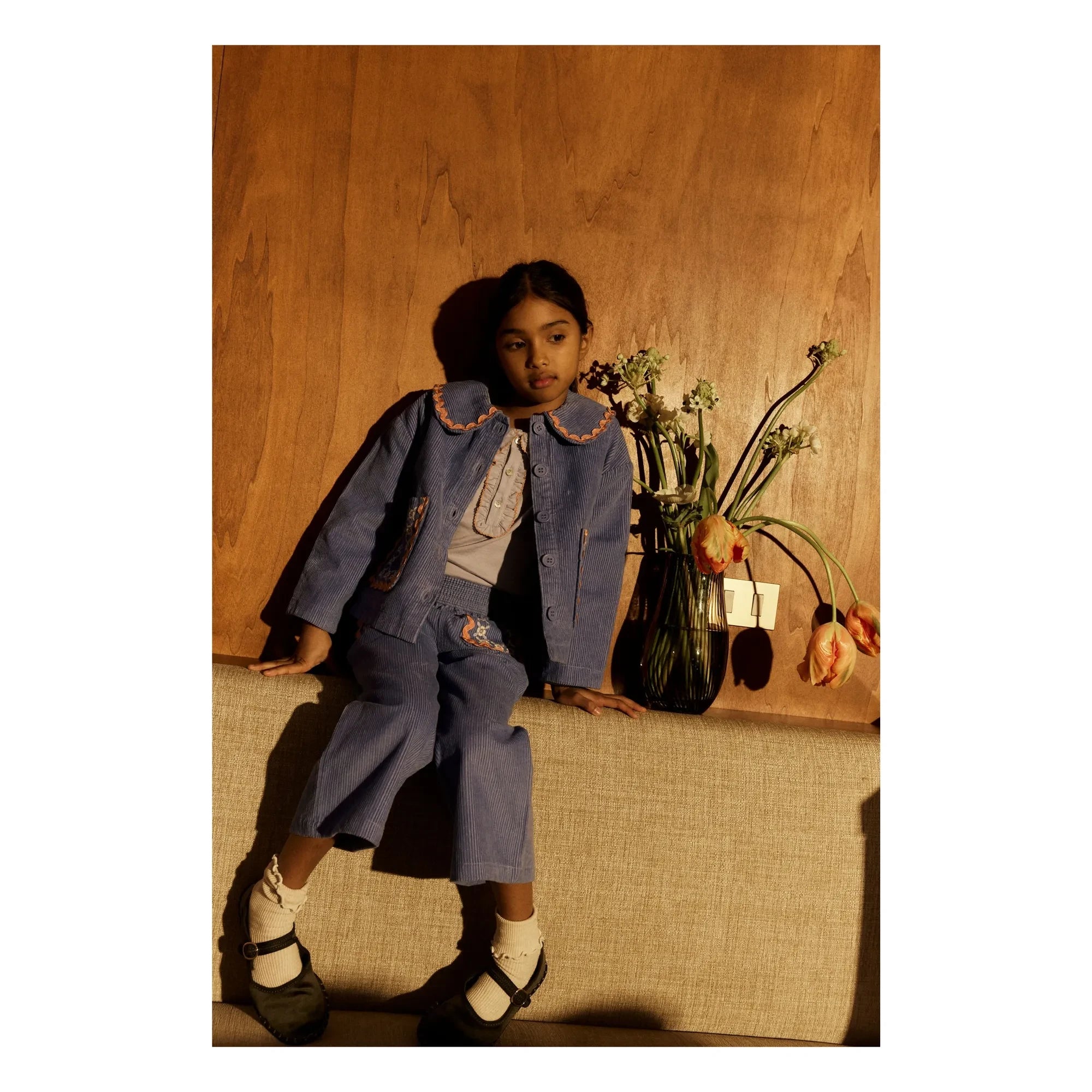 Hello Simone - Duchesse Velvet Jacket | Blue