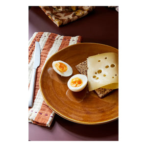 HKliving - Pamuklu Masa Peçeteleri - 2'li Set | Mandarin