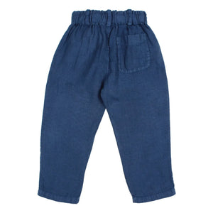Búho - Leinenhose | Marineblau