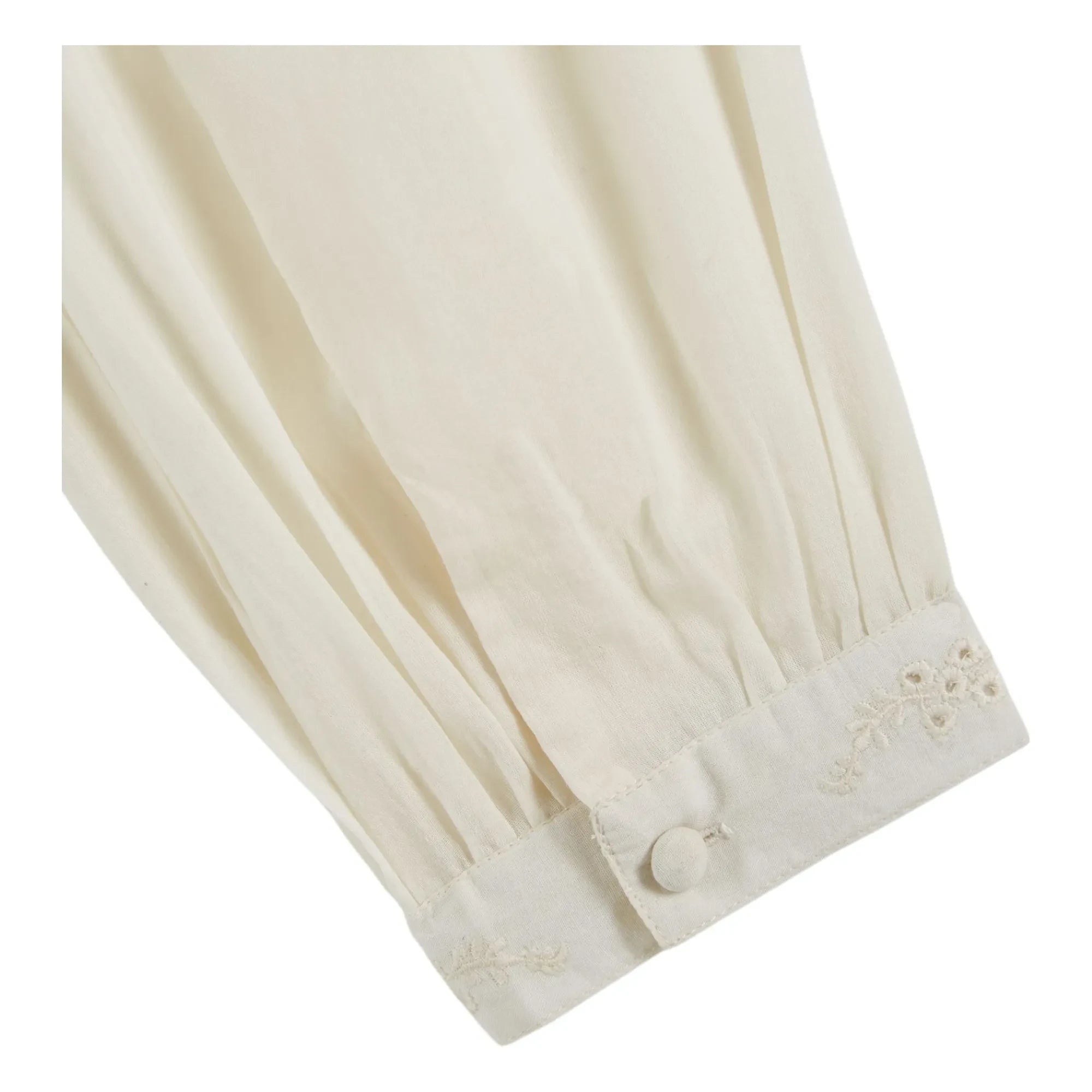 Emile et Ida - Bestickte Bluse Charline | Creme