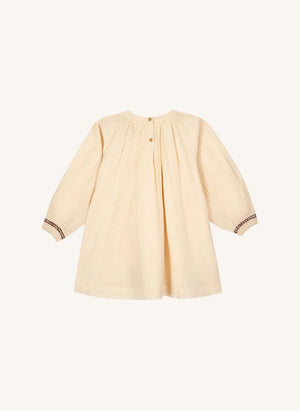 Bonton - Perfect Embroidered Dress | Ecru