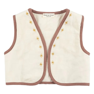 Babe & Tess - Stars Vest | Off-White