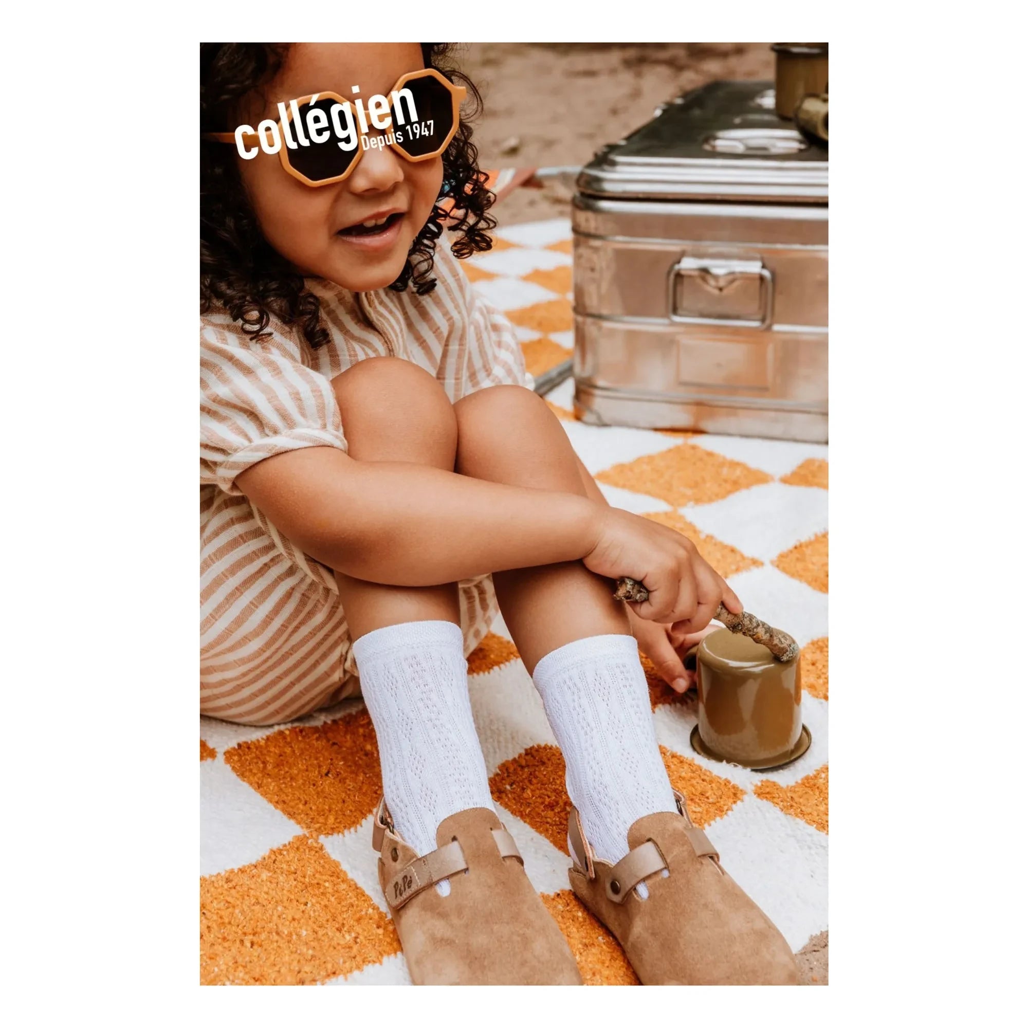 Collégien - Antoinette Socken | Weiß