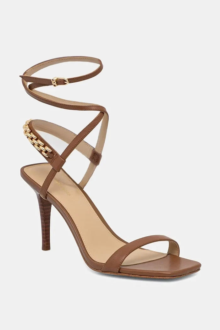 MICHAEL Michael Kors Marcia Topuklu Deri Sandalet