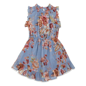 Zimmermann - Avaken Fleurie Kleid | Blau