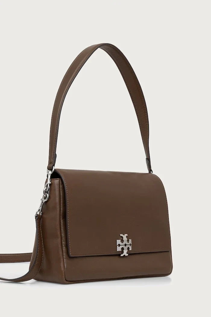 Tory Burch Charlie kadın deri crossbody çanta