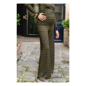 Paloma Collection - Andrea Seventies Hamile Pantolonu | Haki