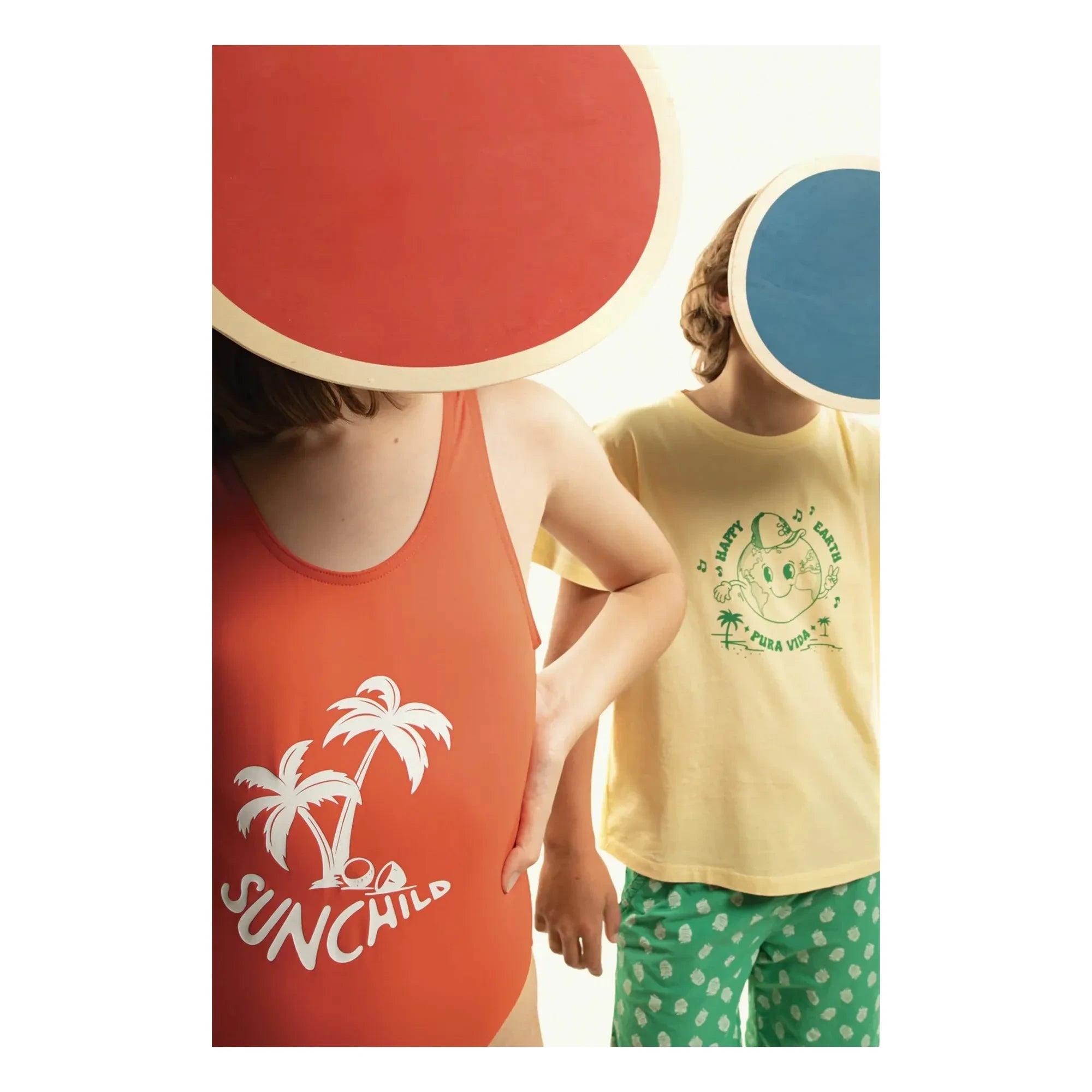 Sunchild - Badeanzug Lou Palmtree | Orange