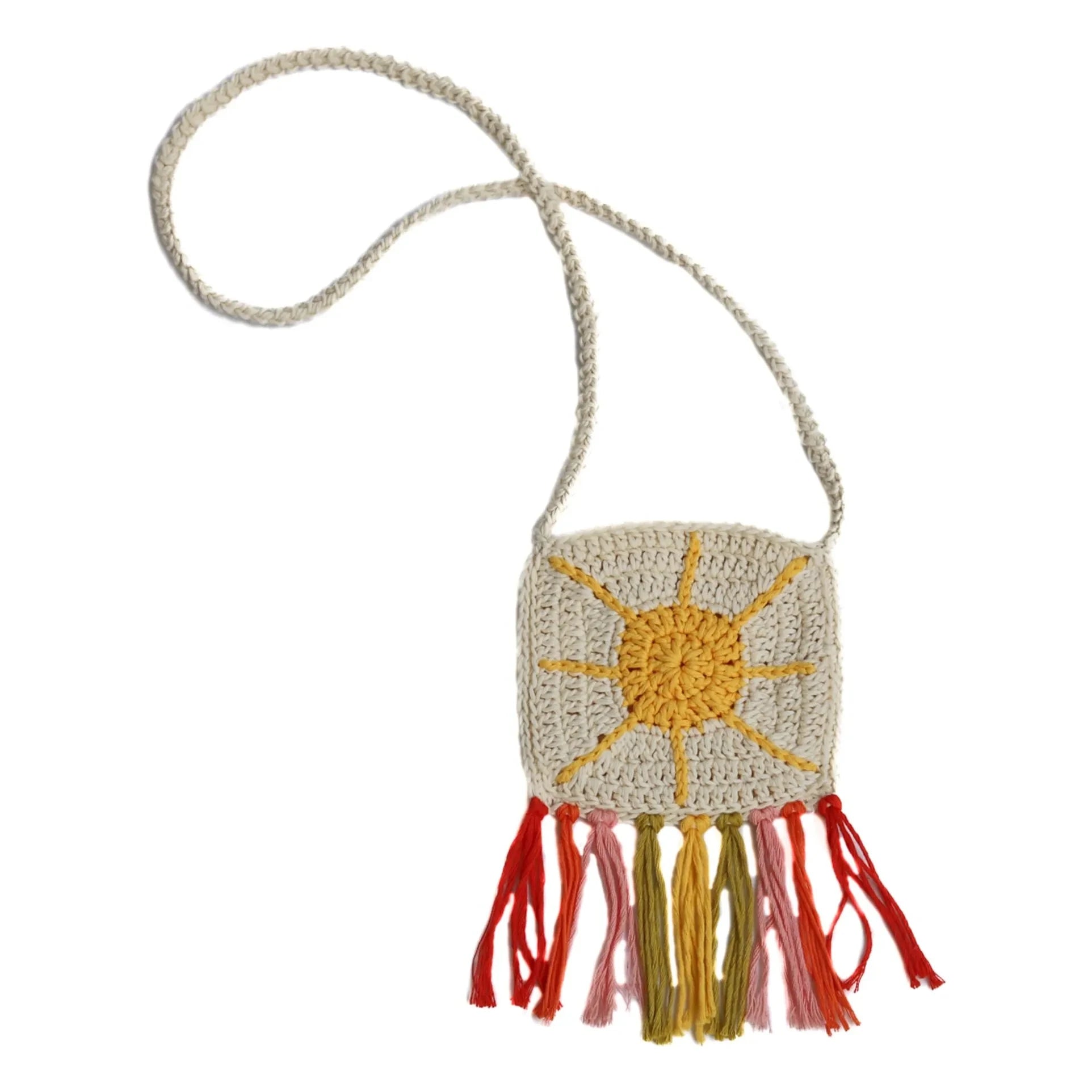 Kalinka - Häkel-Sonnen-Tasche | Ecru