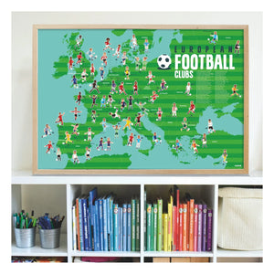 Poppik - Soccer Sticker Poster