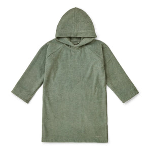 Liewood - Emilia Organic Cotton Towel Long Poncho | Green