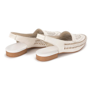 Bobo Choses - Örgü Deri Slingback | Ecru