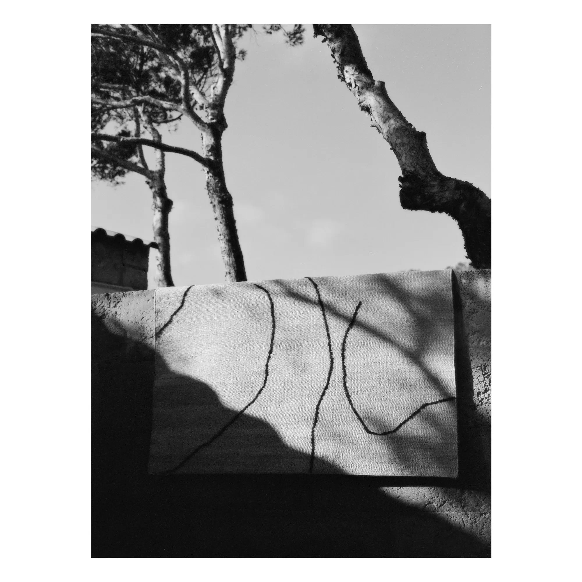 Ferm Living - Gesso hasır halı | Krem