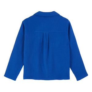 Emile et Ida - Kurta Cotton Gauze Cloth | Royal Blue