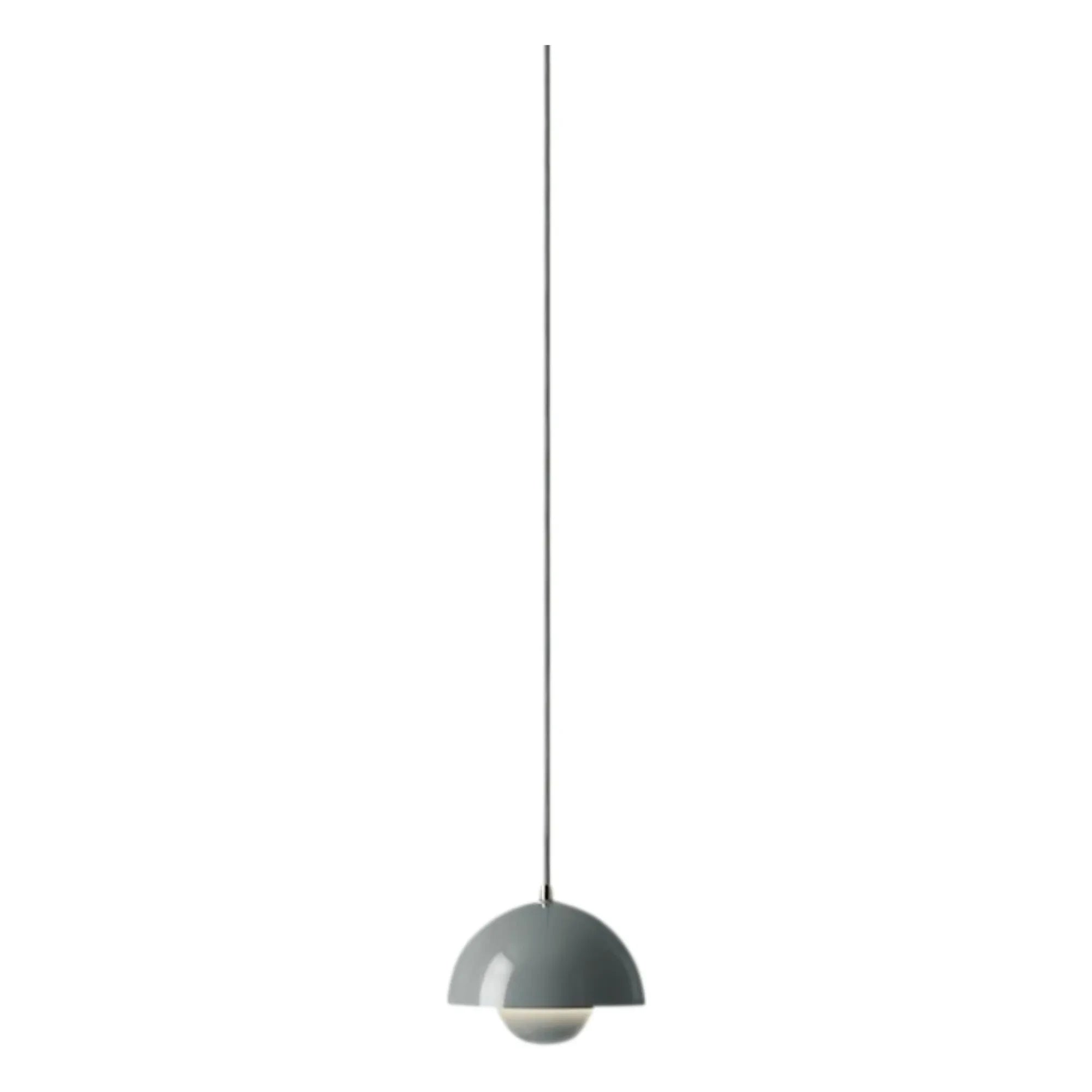 & Tradition - Flowerpot VP10 sarkıt lamba, Verner Panton | Gri mavi