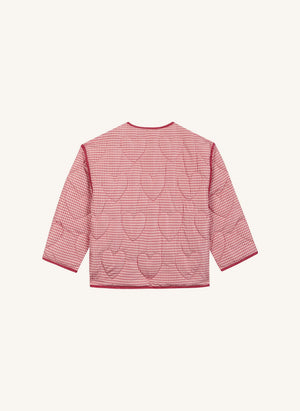 Bonton - Prunette Vichy Ceket | Pembe