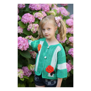 Kalinka - Penelope Crochet Jacket | Green