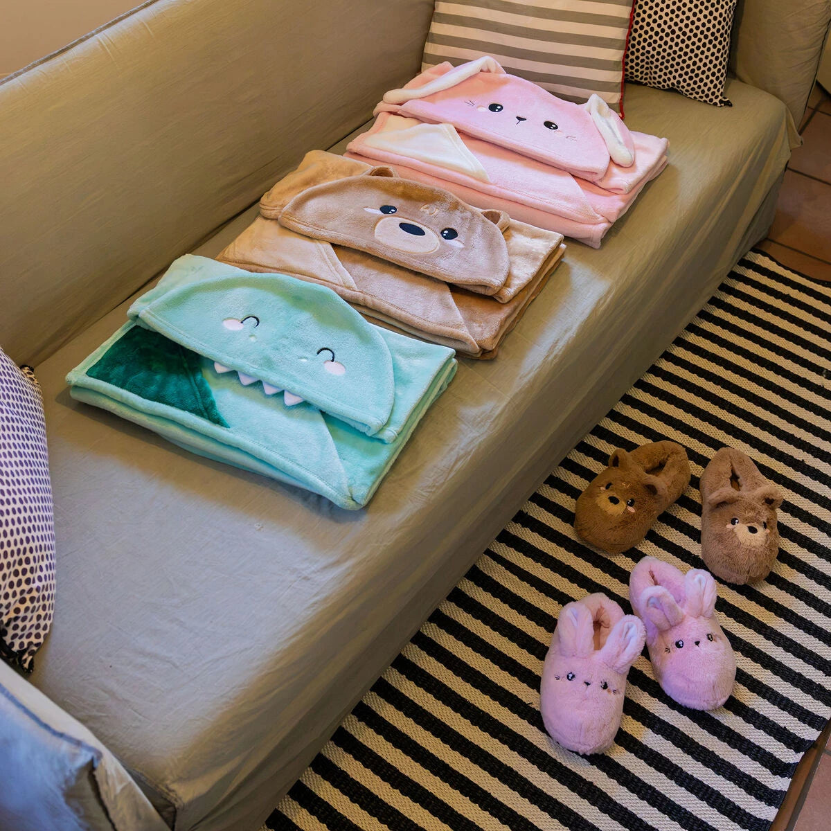 Legami - Slippers - Bär Medium - Gemütliche Hausschuhe