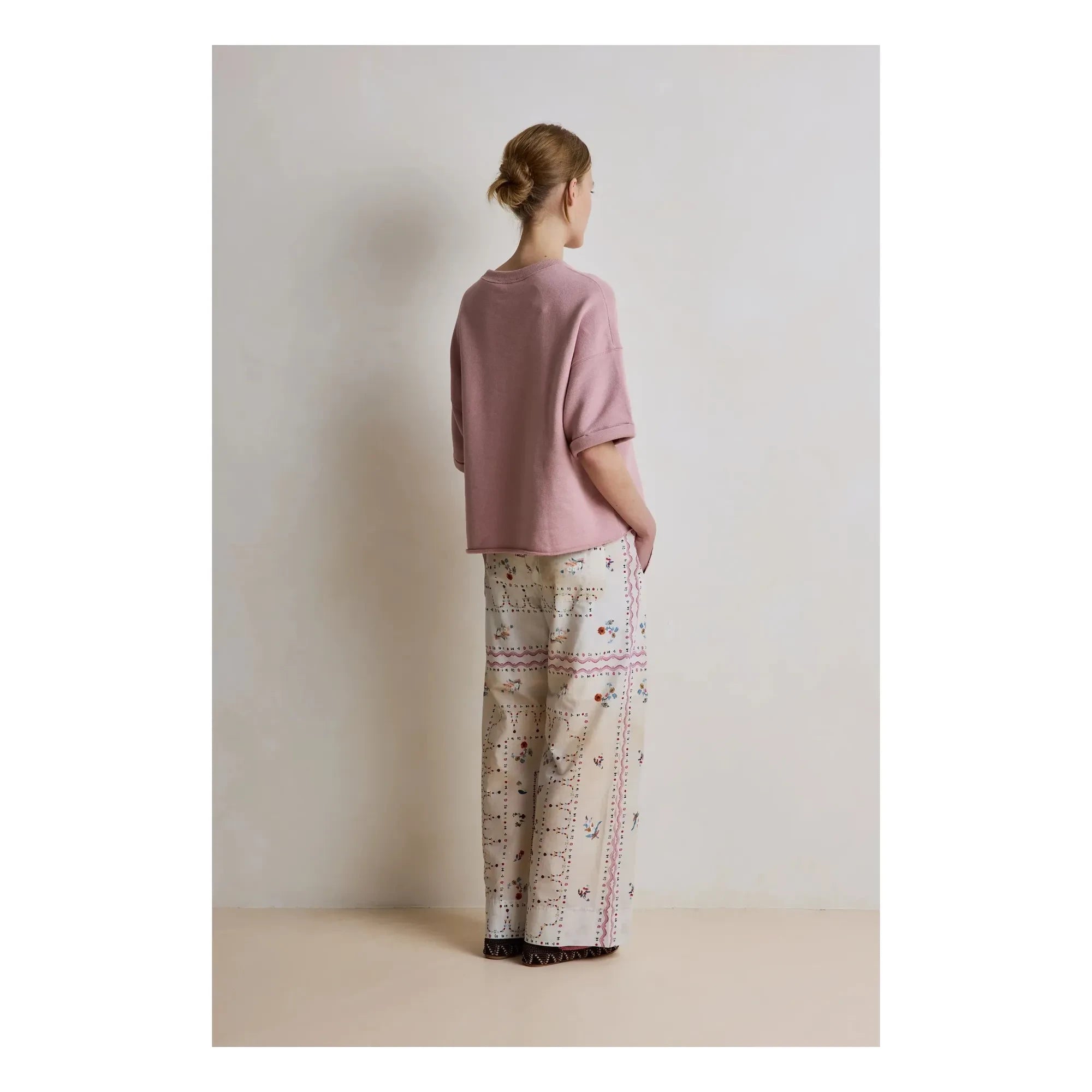 Hod - Solange Pamuklu sweatshirt | Mürdüm
